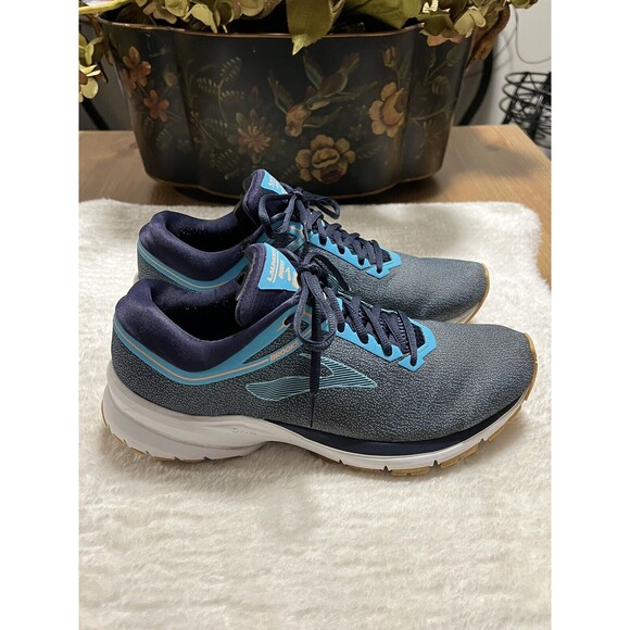 Brooks Launch 5 Womens Gray Blue Purple Running Training Shoes Size 10 - Picture 3 of 11